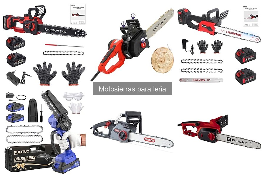 Motosierras para leña: Características y tipos explicados
