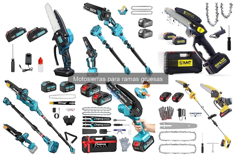 Motosierras para Ramas Gruesas: ¿Qué Son y Sus Características?