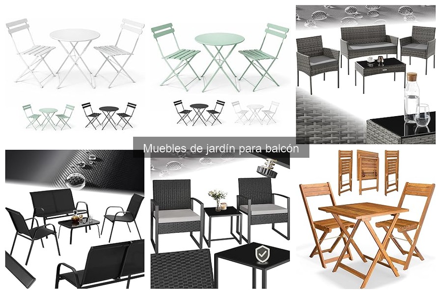 Muebles de jardín para balcón en climas extremos: Guía 2023