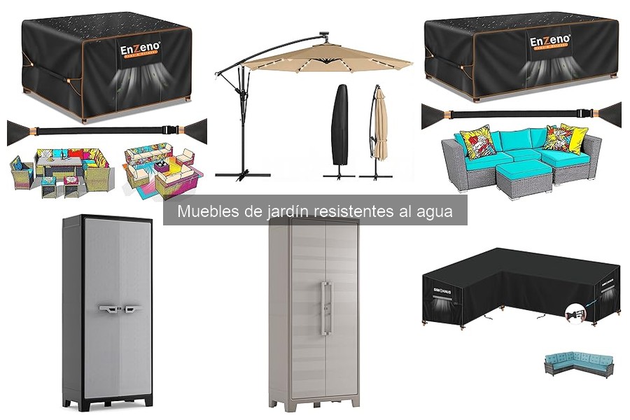Muebles de jardín: ¿Son realmente resistentes al agua?