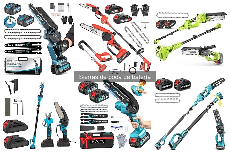 Novedades en sierras de poda de batería: modelos recientes y tendencias