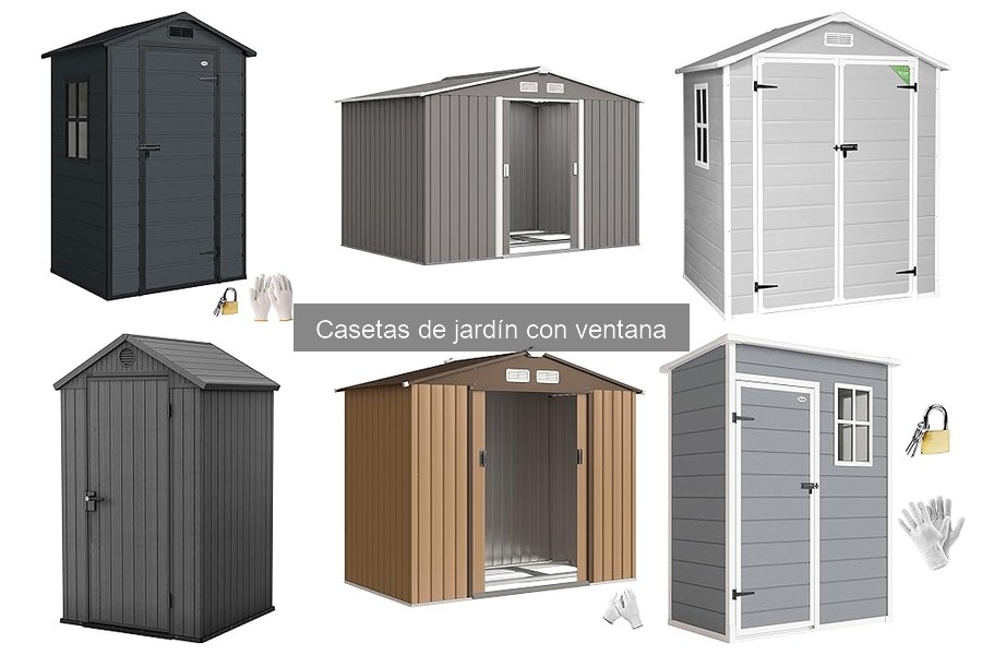 Ofertas en casetas de jardín con ventana: ¡Ahorra hoy!