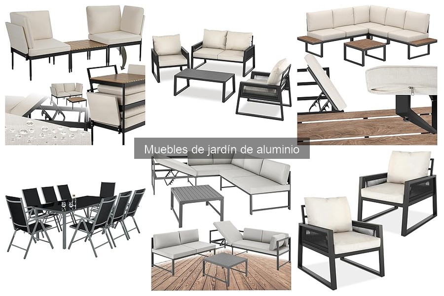 Opiniones de muebles de jardín de aluminio: reseñas de usuarios