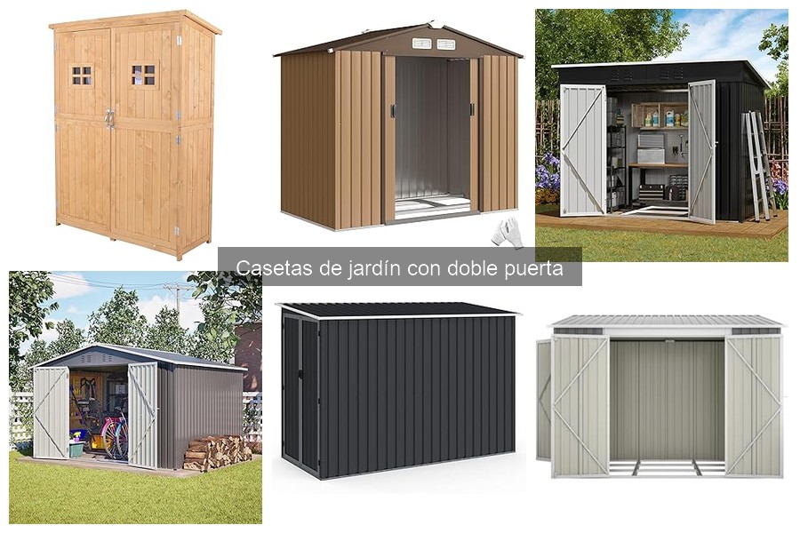 Opiniones sobre casetas de jardín con doble puerta