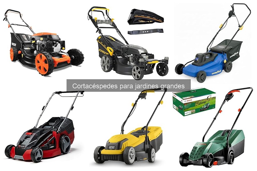 Optimiza el uso del cortacésped en jardines grandes
