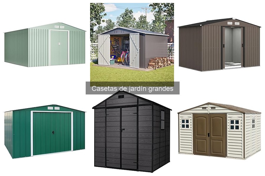Personaliza tu caseta de jardín grande: ideas y consejos prácticos
