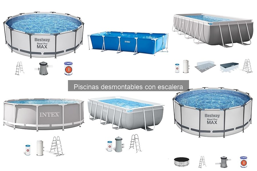 Piscinas desmontables con escalera: características y beneficios