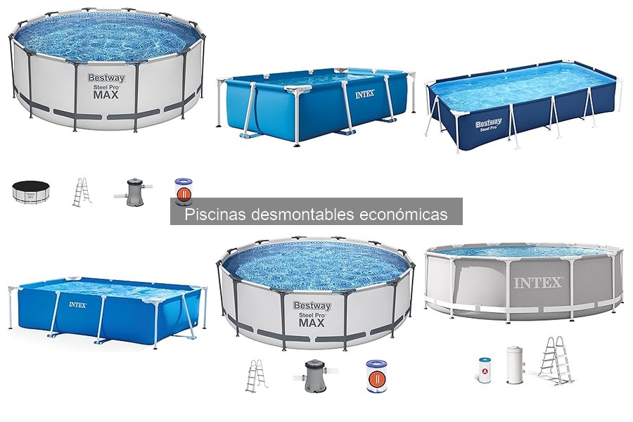 Piscinas desmontables económicas: características y modelos