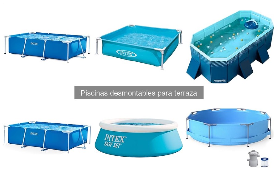 Precio promedio de piscinas desmontables para terraza