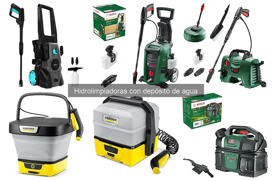 Precio promedio hidrolimpiadoras con depósito de agua