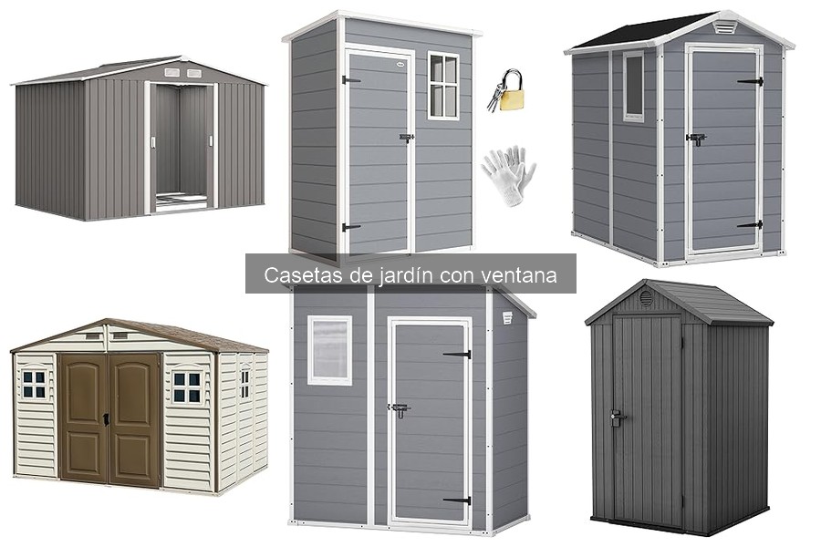 Precios de casetas de jardín con ventana en 2023
