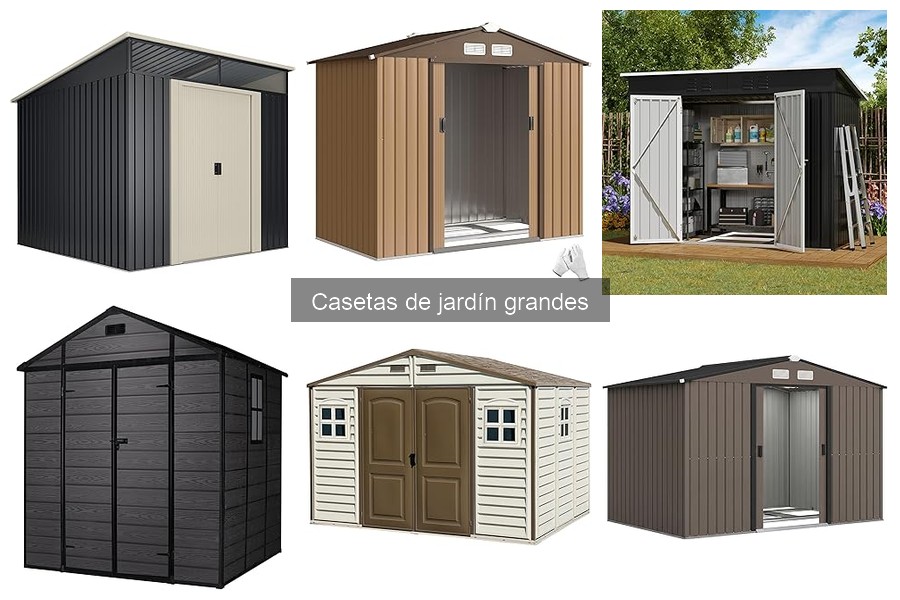 Precios de Casetas de Jardín Grandes y Dónde Comprarlas