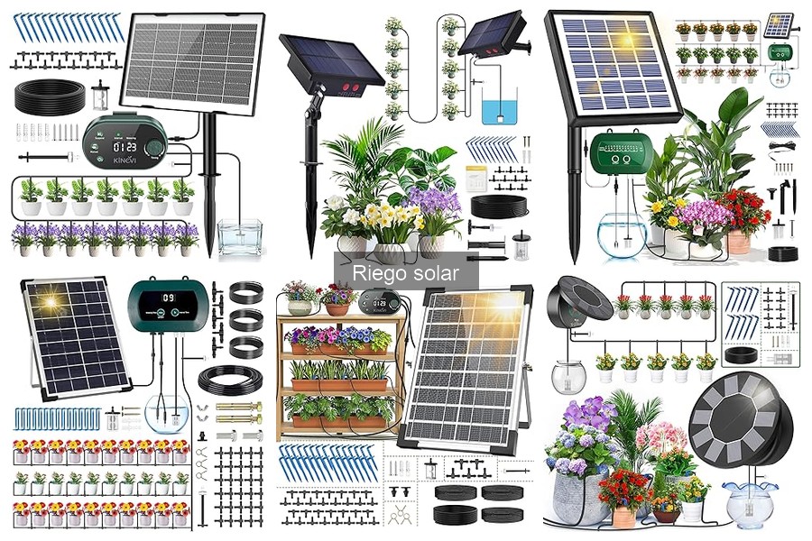 Precios de sistemas de riego solar y dónde comprarlos