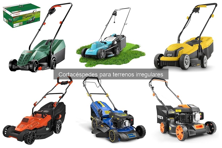 Problemas comunes al usar cortacéspedes en terrenos irregulares
