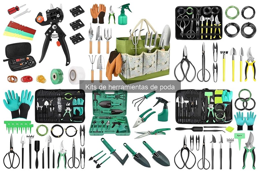 Problemas comunes al usar kits de herramientas de poda