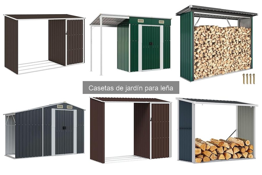 Problemas comunes con casetas de jardín para leña