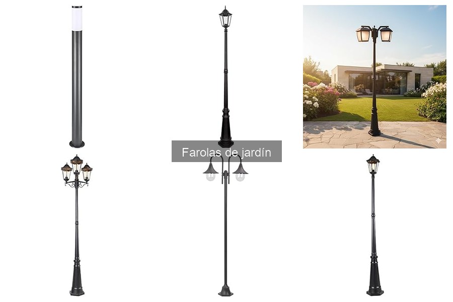 ** Problemas comunes con farolas de jardín y soluciones efectivas