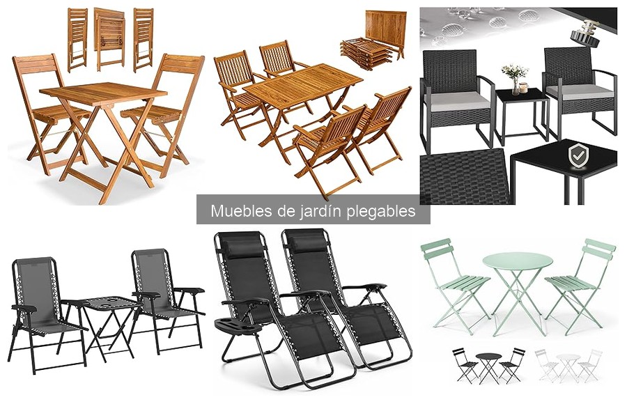 Problemas comunes con muebles de jardín plegables
