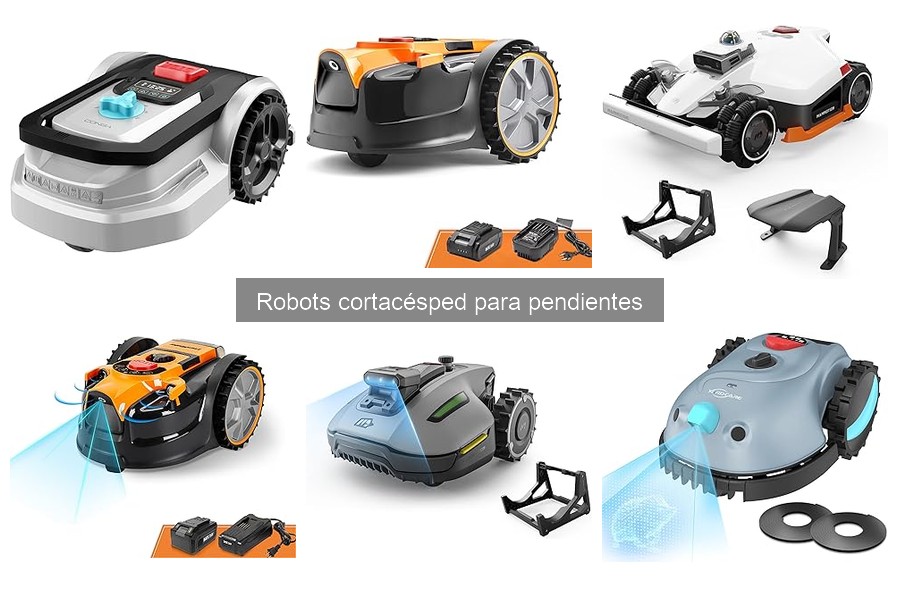 Problemas comunes con robots cortacésped en pendientes
