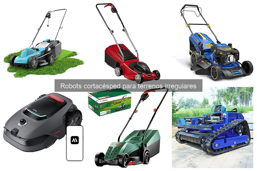 Problemas comunes con robots cortacésped en terrenos irregulares