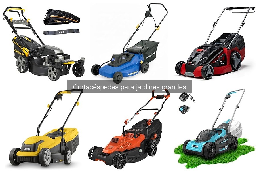 Problemas comunes de cortacéspedes en jardines grandes y soluciones