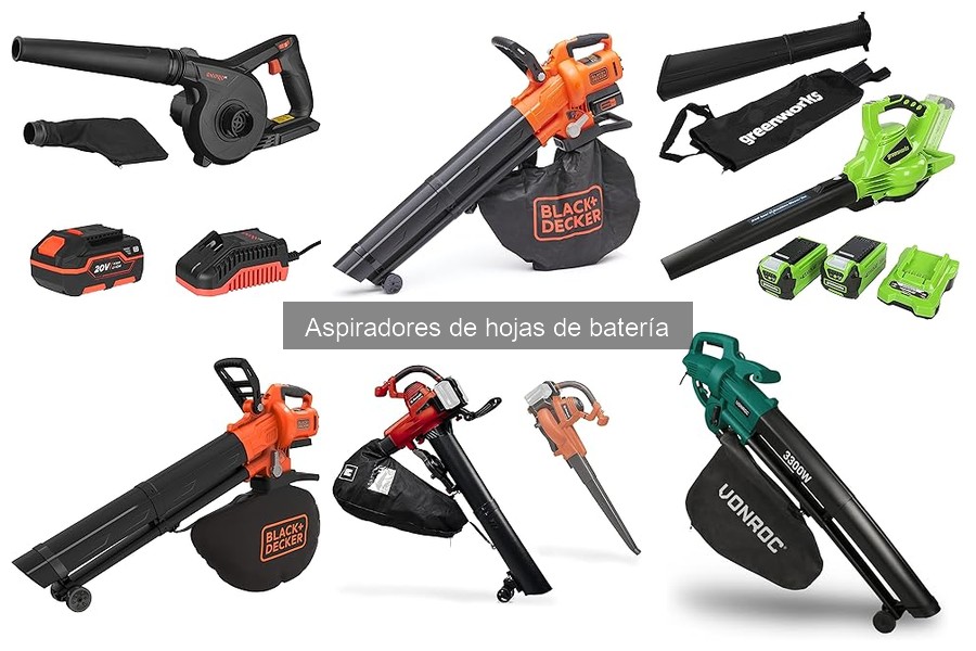 Problemas comunes en aspiradores de hojas de batería y soluciones