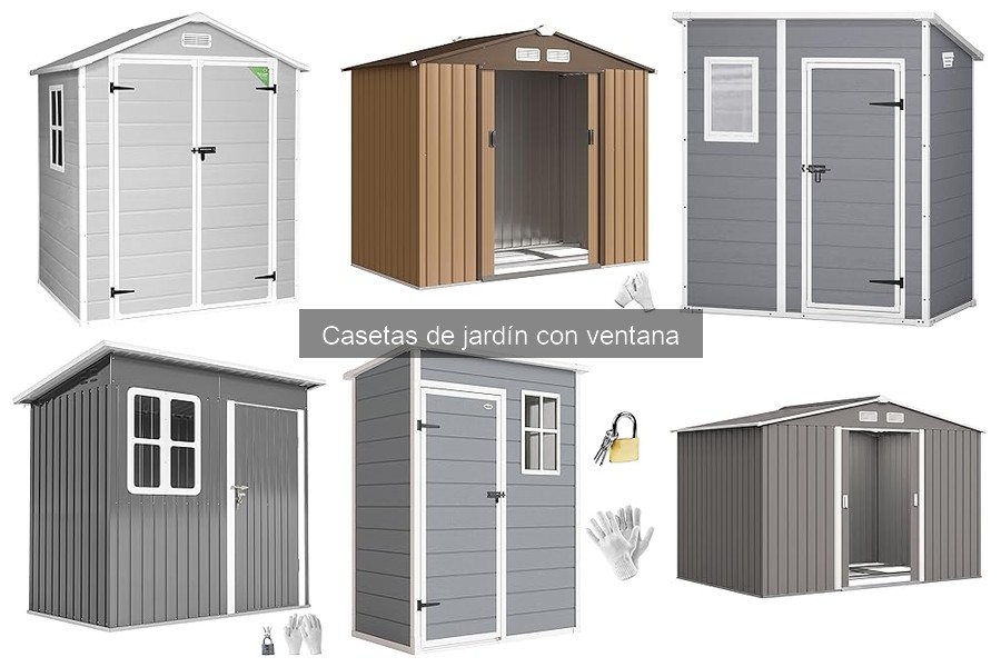 Problemas comunes en casetas de jardín con ventana
