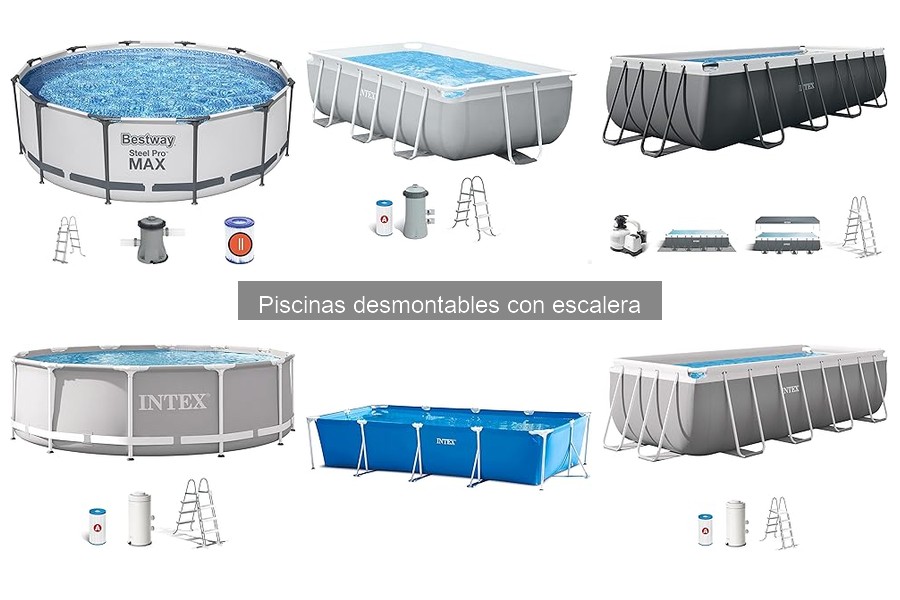Problemas comunes en piscinas desmontables con escalera