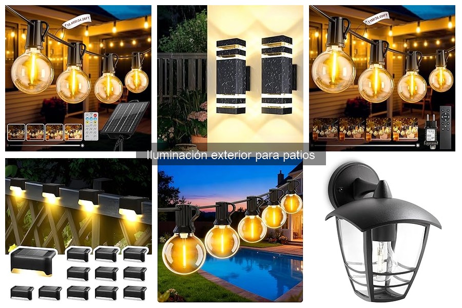 Problemas frecuentes con la iluminación exterior para patios