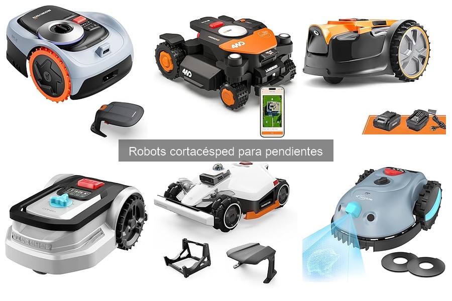 Programa tu robot cortacésped para pendientes de manera efectiva