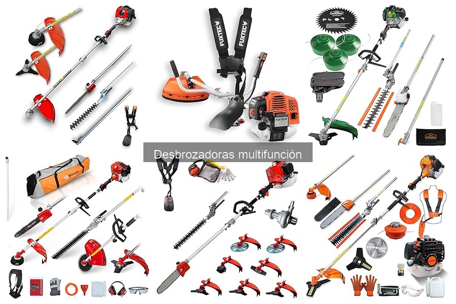¿Qué es una desbrozadora multifunción? Características y Usos