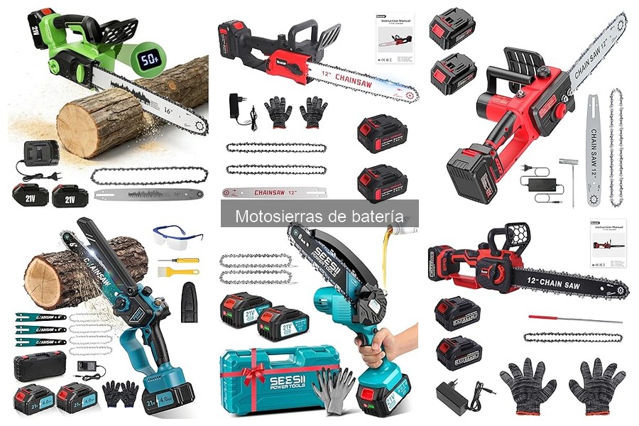 ¿Qué es una motosierra de batería? Guía completa