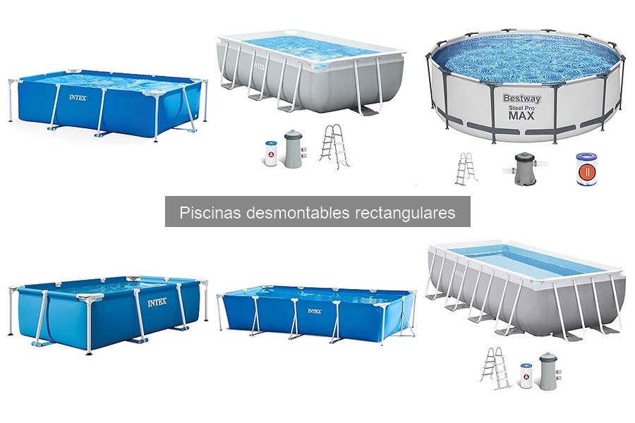 ¿Qué es una piscina desmontable rectangular? Características