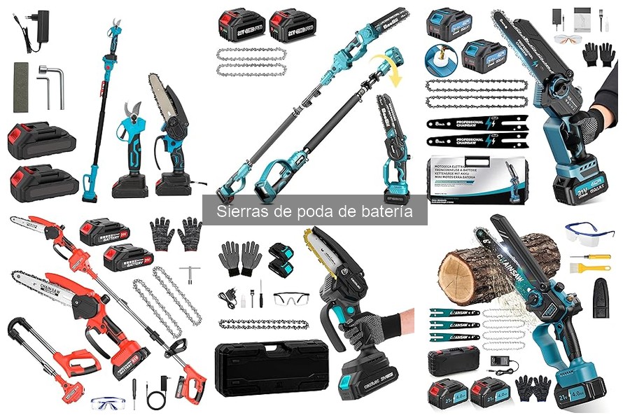 ¿Qué es una Sierra de poda de batería? Características y uso