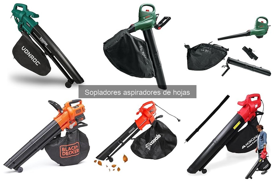 ¿Qué potencia necesitas en un soplador aspirador de hojas?