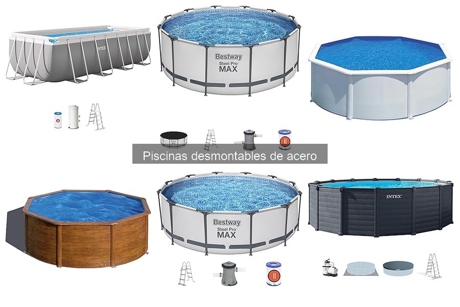 ¿Qué son las piscinas desmontables de acero? Beneficios y características