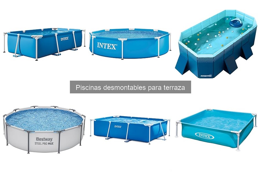 ¿Qué son las piscinas desmontables para terraza? Guía 2023