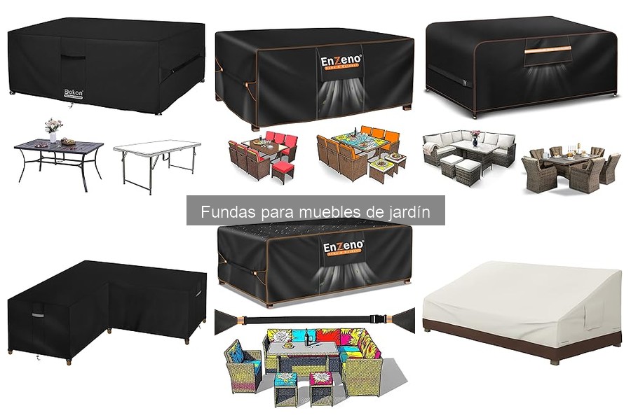 ¿Qué tamaño de funda necesito para mis muebles de jardín?