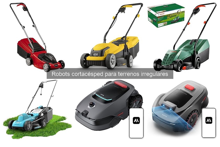 Robots cortacésped: ¿efectivos en terrenos irregulares?