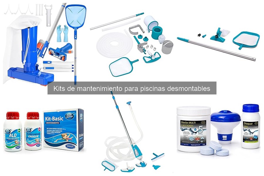 ¿Son necesarios los kits de mantenimiento para piscinas desmontables?