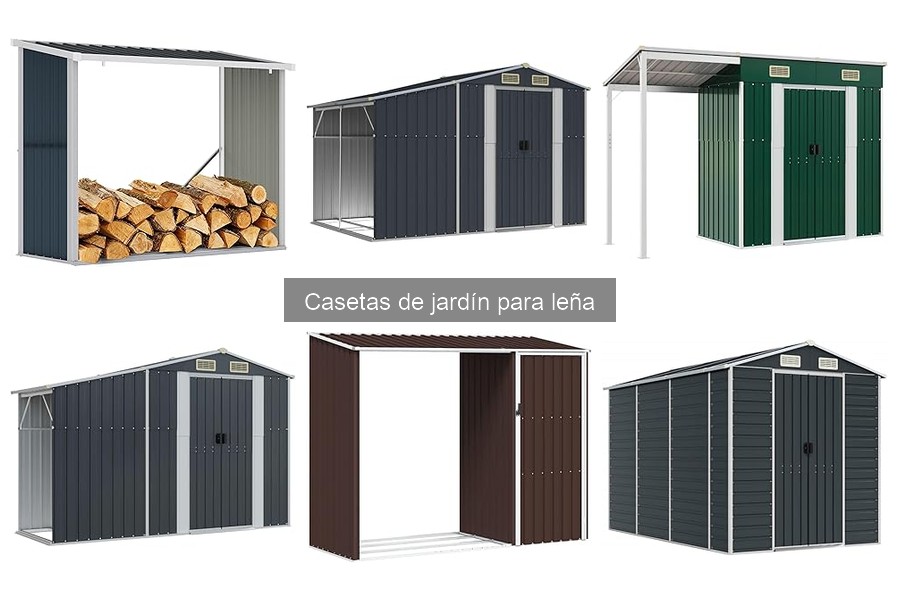 Tendencias en diseño de casetas de jardín para leña