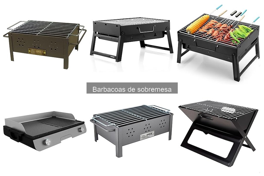 Tipos de barbacoas de sobremesa: eléctricas, de gas y carbón
