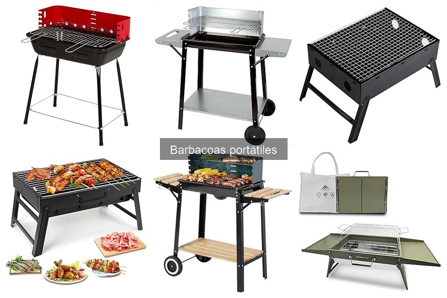Tipos de barbacoas portátiles: gas, carbón y eléctricas