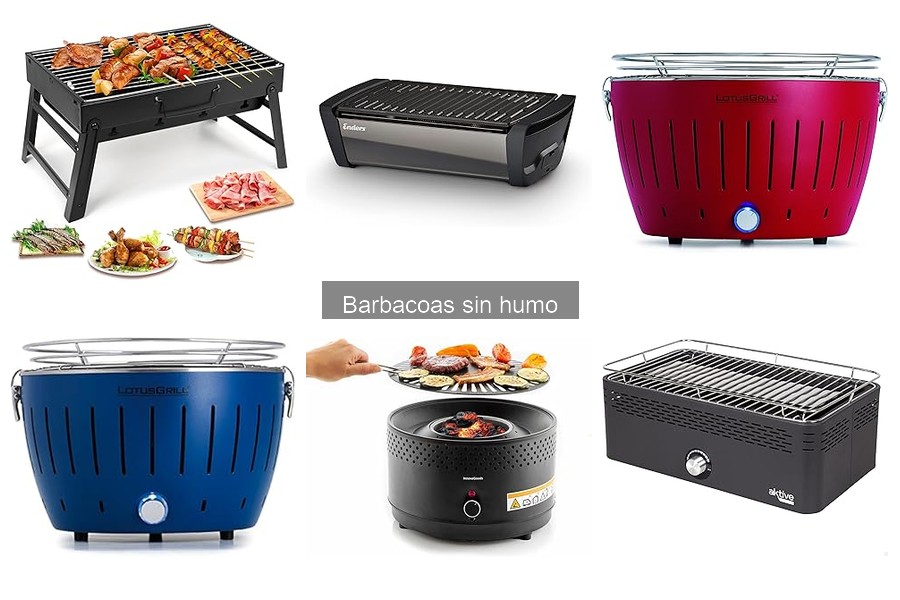 Tipos de barbacoas sin humo: características y diferencias
