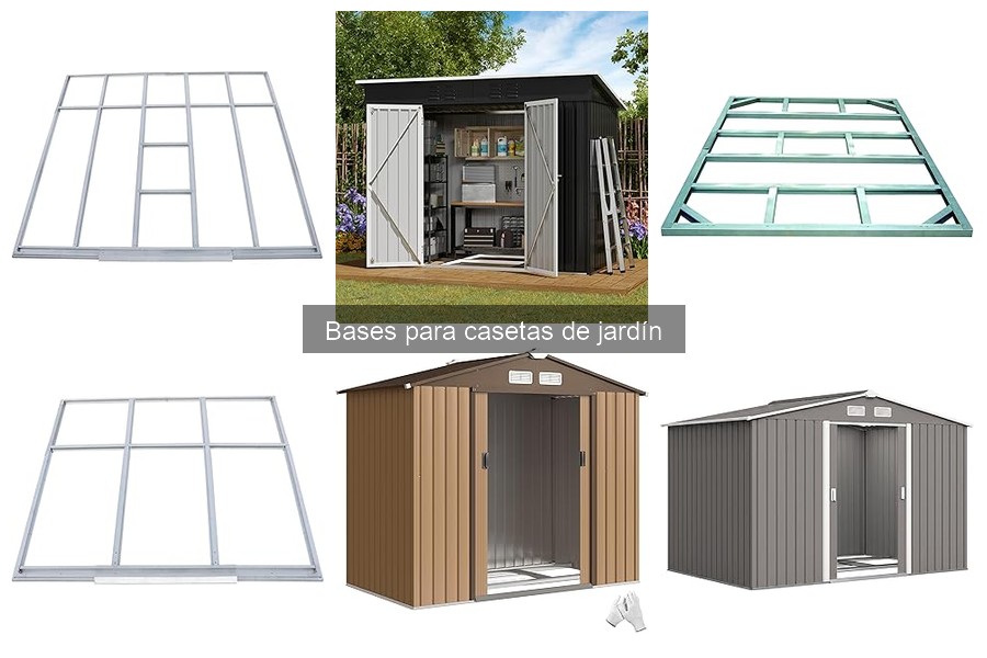 Tipos de bases para casetas de jardín: Guía y recomendaciones