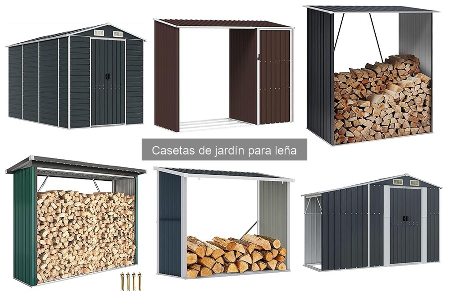 Tipos de casetas de jardín para leña: características y opciones