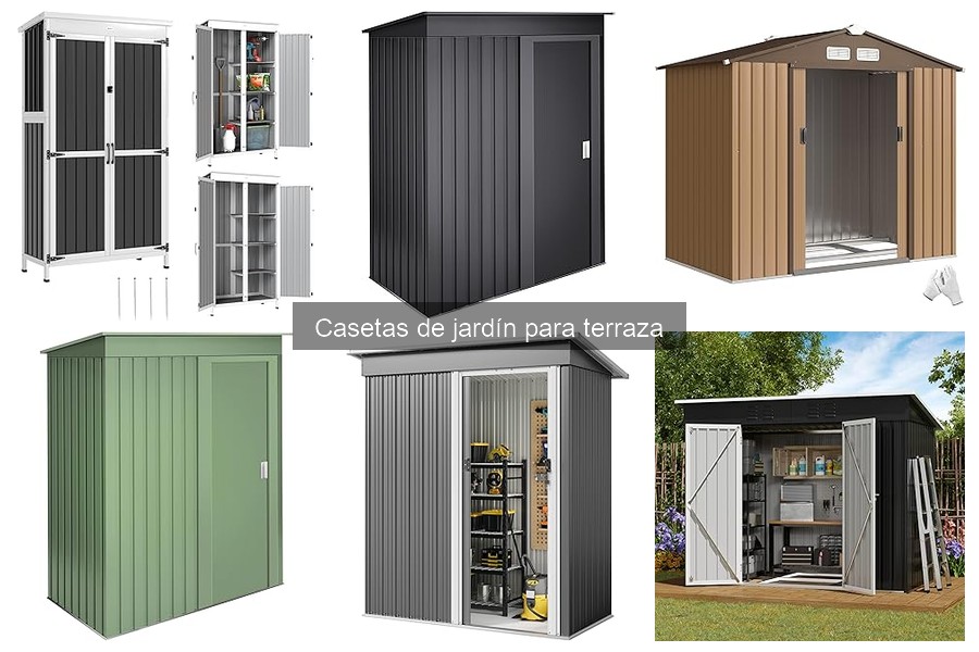 Tipos de casetas de jardín para terraza: guía completa