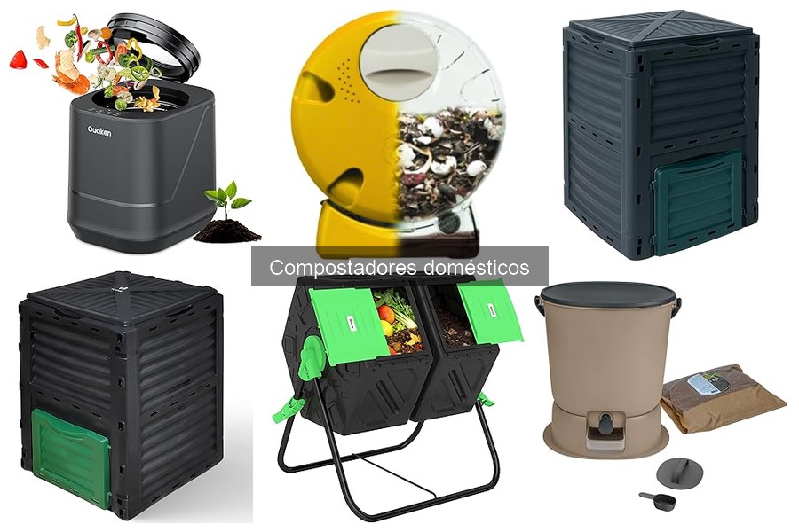 Tipos de compostadores domésticos y sus características