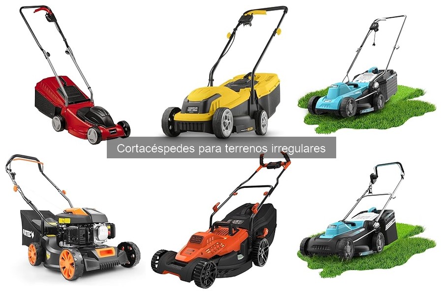 Tipos de cortacéspedes para terrenos irregulares | Guía 2023