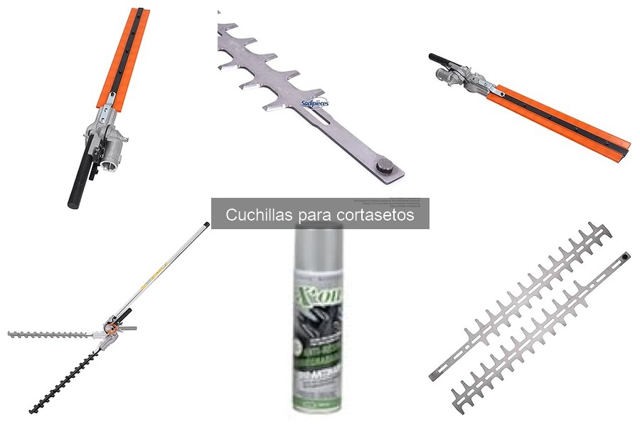 Tipos de cuchillas para cortasetos: acero, uso y más